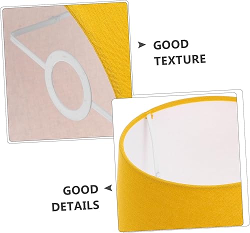 Miniatura 3 de Pantalla de tela de lino para lámpara de pie, pantalla de repuesto E27E14, clip de barril de tela en la pantalla de transición, tapa dura, cubierta