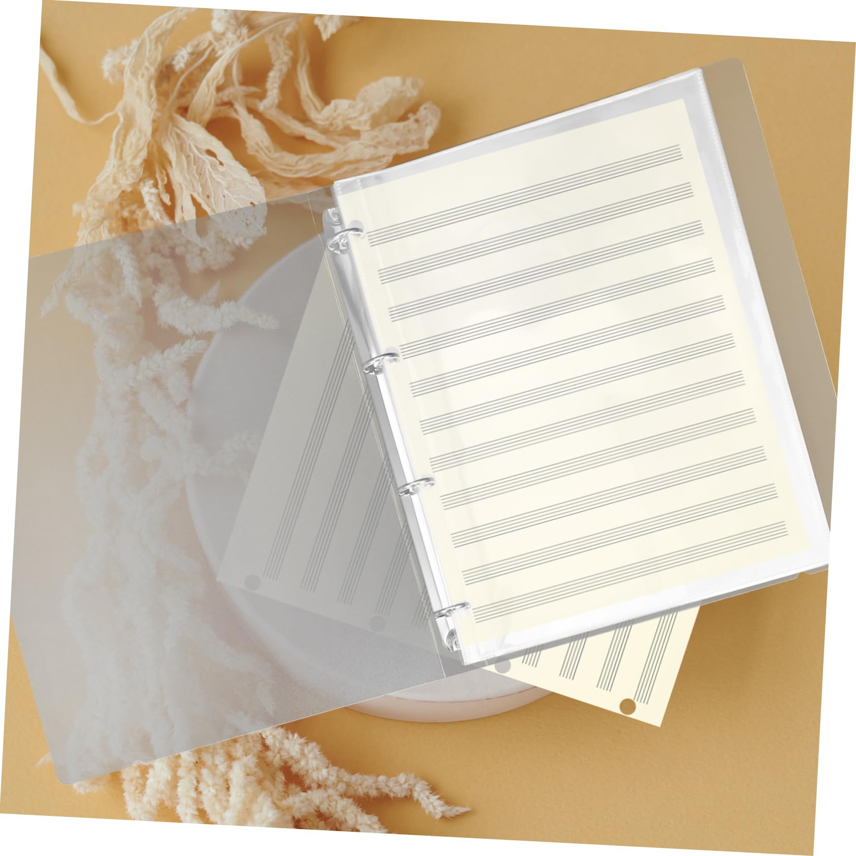 Pp Raccoglitore ad Anelli con 30 Pagine Interne Bianco A4
