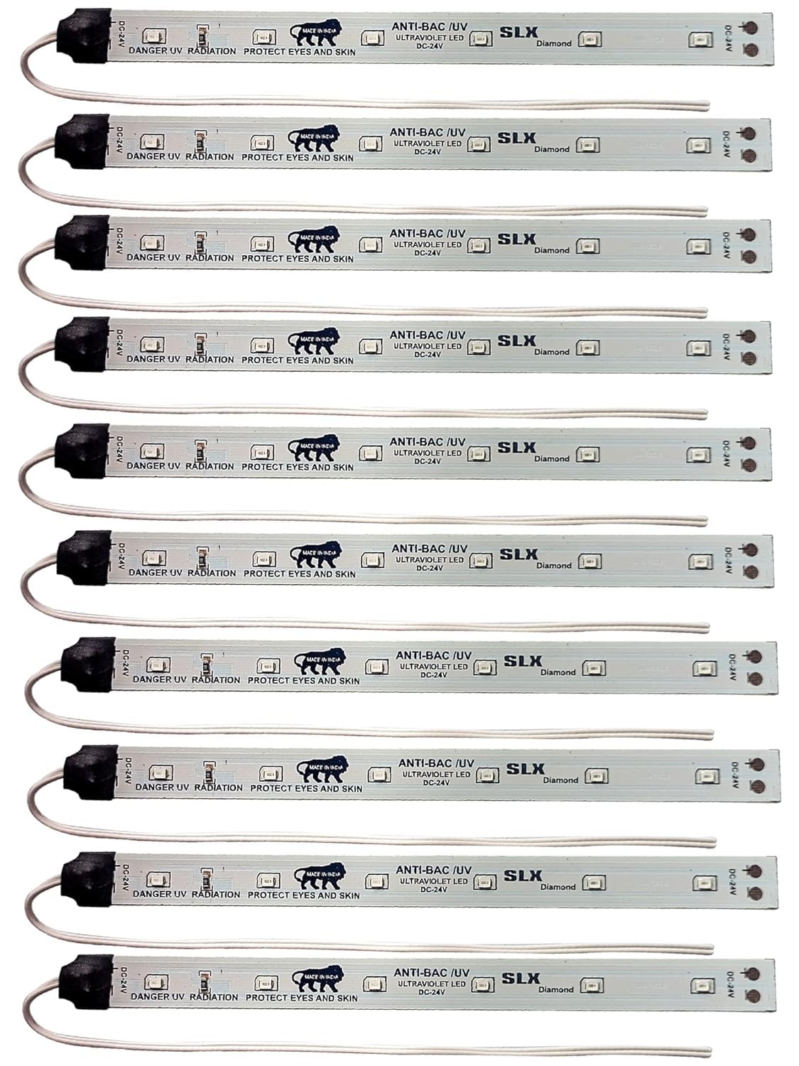 PureApas RO Anti Bacteria UV LED Strip No Need of UV Choke Connect Directly to SMPS 24v Dc Power, for RO UV UF Water Purifier (UV LED), 15 Liter/Hour Purification - Pack Of 10-image-9