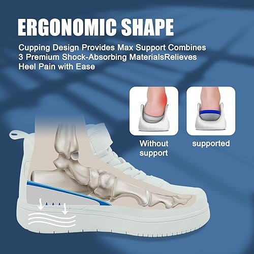 Miniatura 2 de Medio cojín que aumenta la altura, estilo para hombres y mujeres, Azul