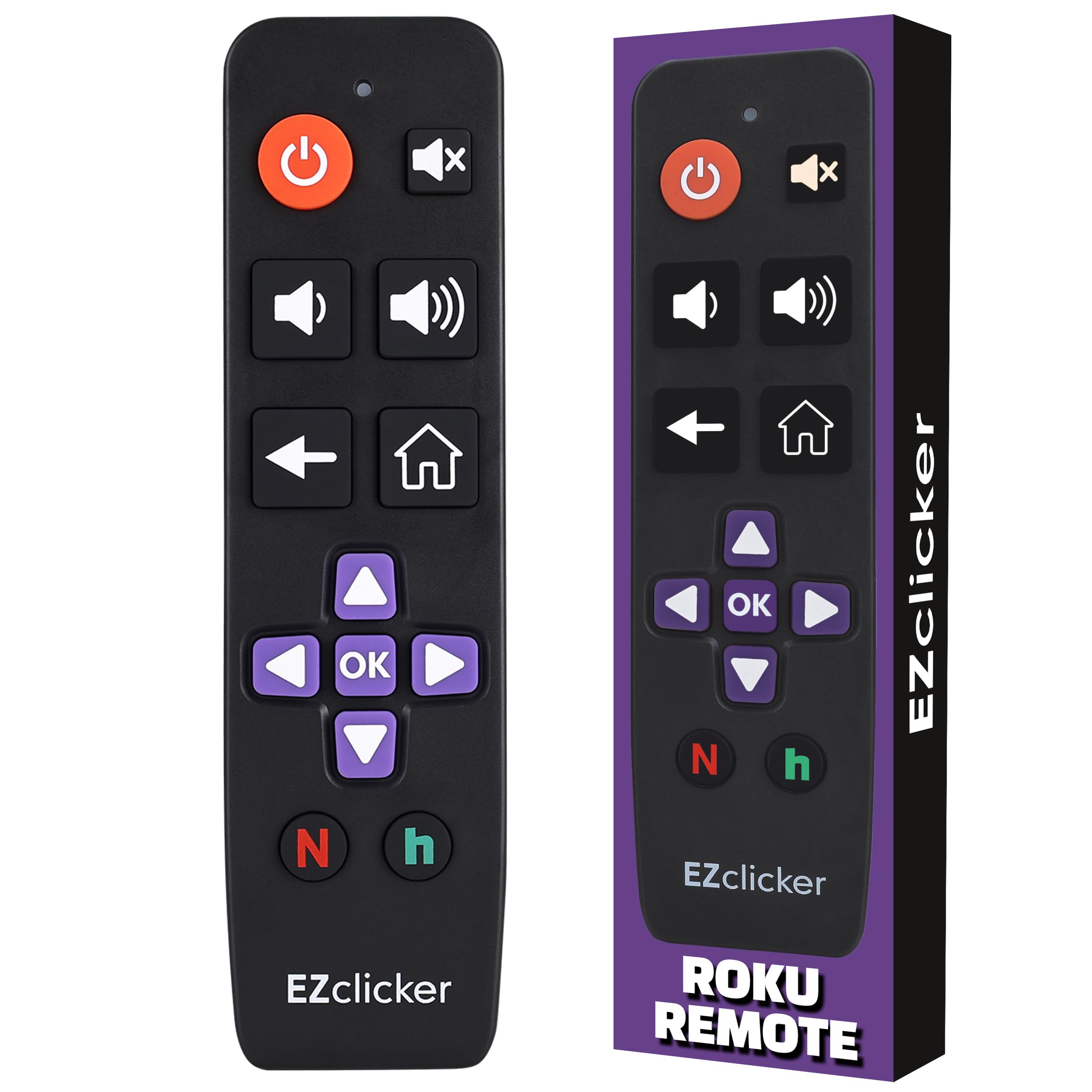 Snapklik.com : EZclicker Big Button Universal TV Remote Control For All ...
