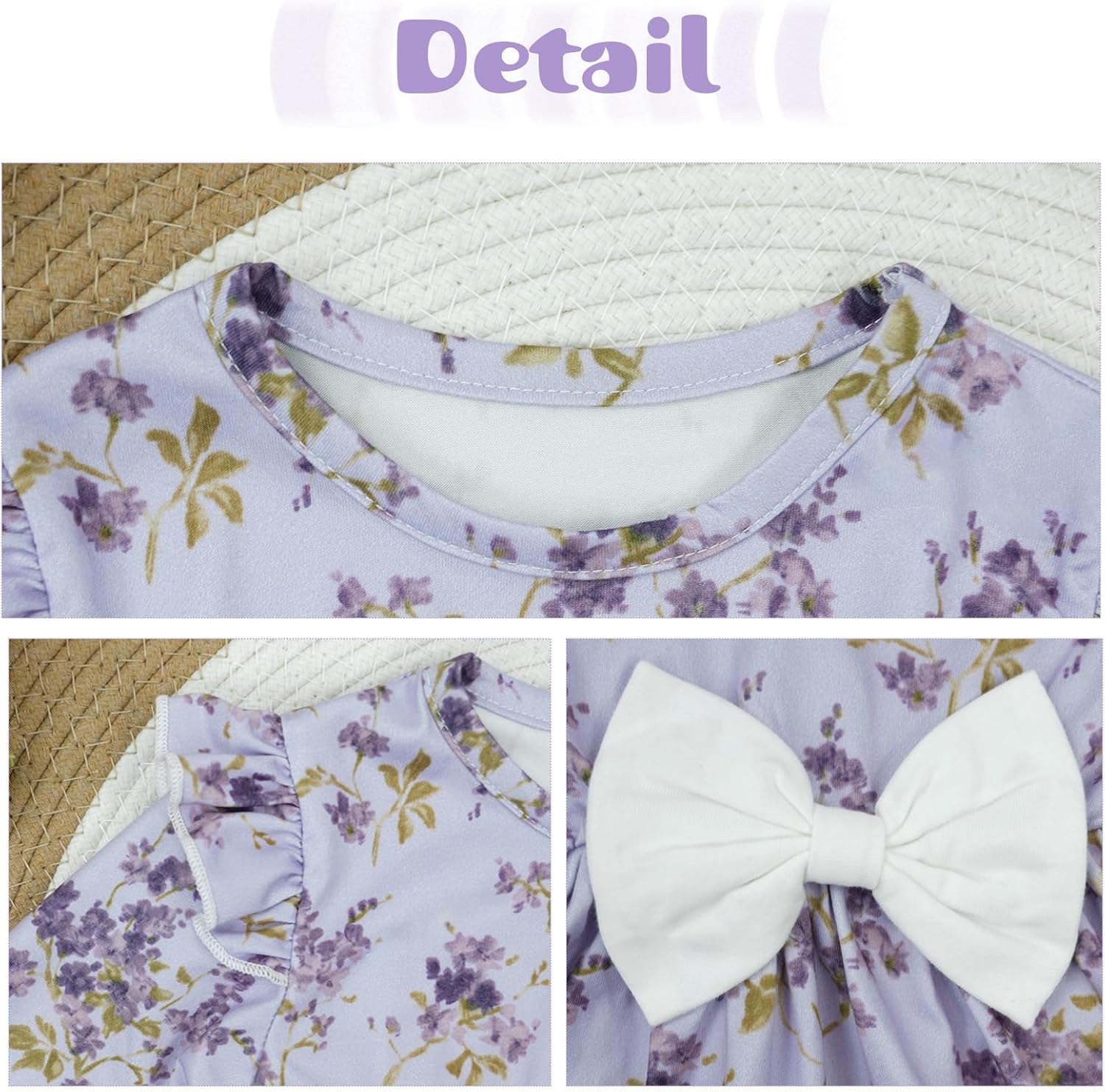 Baby Girl Clothes Toddler Girl Outfits Spring Ruffle Floral Shirt Top Pants Infant Set Fall Winter Wear