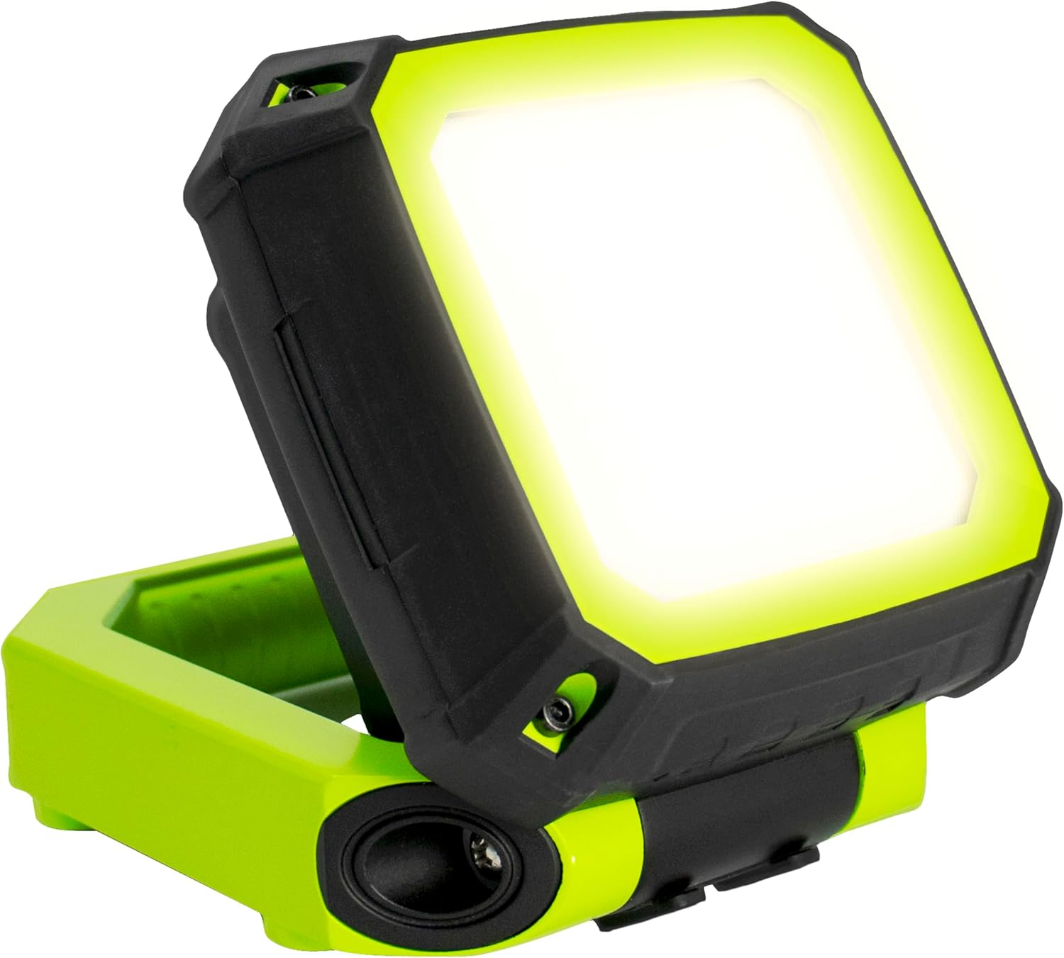 Luceco compact green magnetic inspection light with foldaway hook