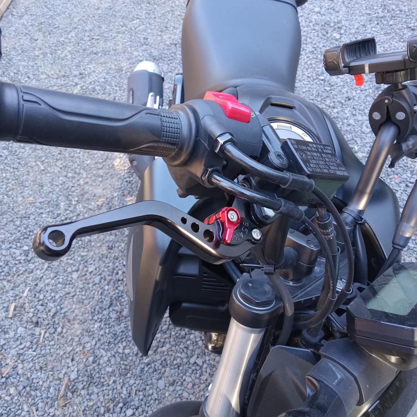 PT-GROM Short Brake and Clutch Levers for GROM MSX125 2014 2015 2016 2017 2018 2019 2020 2021 2022 2023 2024 2025,Monkey 2019-2021,Rebel 250 CMX Shorty Motorcycle levers-Black