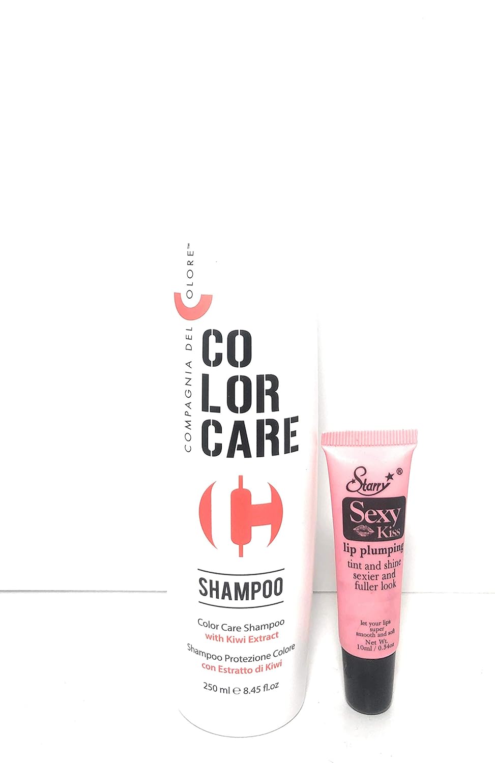 Compagnia Del Colore 002 Color Care Shampoo with Kiwi ExtractFree Starry Sexy Kiss Lip Plumping 10 Ml" (250ml/8.45oz)
