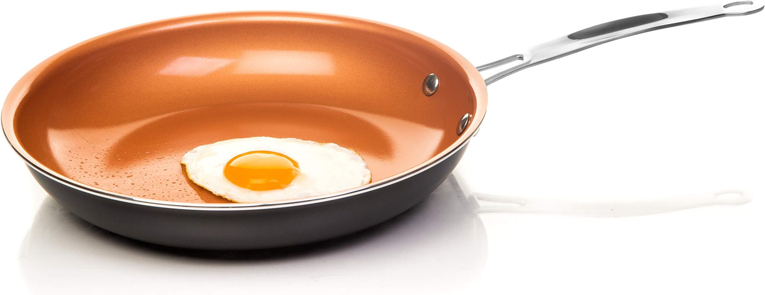 Copper Pan 26CM (10-Inch) Ceramic Coated Non-stick Frying Pan Induction Compatible