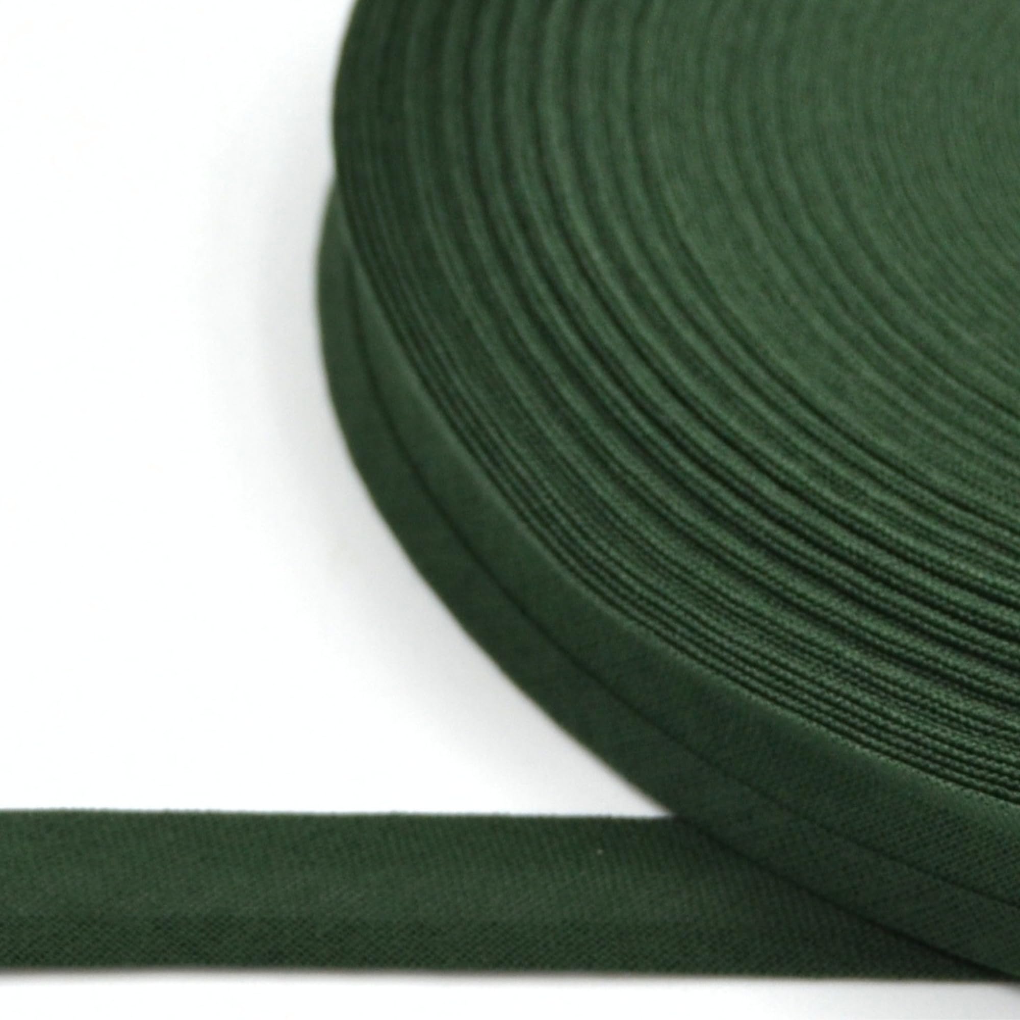 celloexpress 25mm Leaf Green Cotton Bias Binding Tape for Sewing - Trim Edging Quilting Bunting Crafts (4m - 400cm)