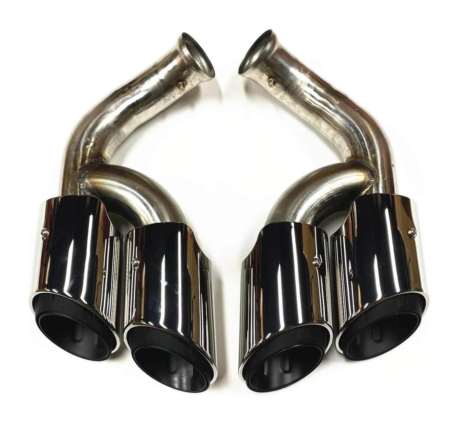Tubo Escape Silbato para Cayenne para V6 2015 2016 2017 Tubo Escape Trasero Puntas Silenciador Kit De Carrocería De Ventilación Trasera Silenciador De Terminales Escape