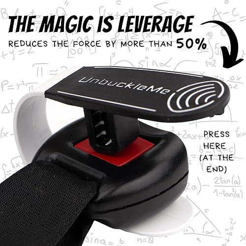 Miniatura 4 de UnbuckleMe Herramienta de liberación de hebilla de asiento de automóvil - Ayuda para abrir fácilmente para artritis, uñas largas, niños mayores -