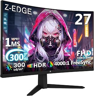 Z Z-Edge(ゼロエッジ) ゲーミングモニター 超高速300H…