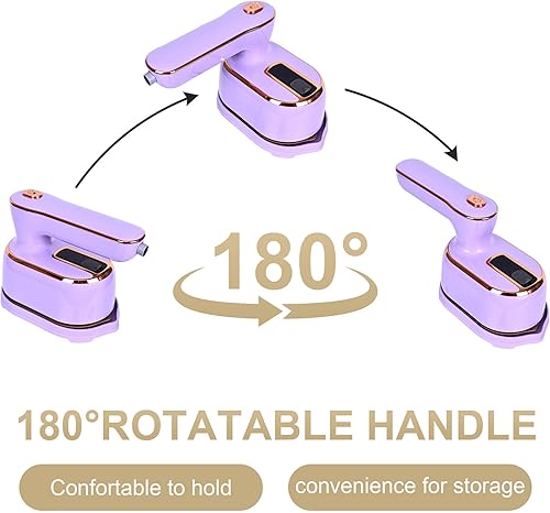 Miniatura 2 de Mini plancha de vapor de viaje plancha de vapor portátil de mano para ropa, ropa de vapor, pequeña plancha de vapor eléctrica para camisas de