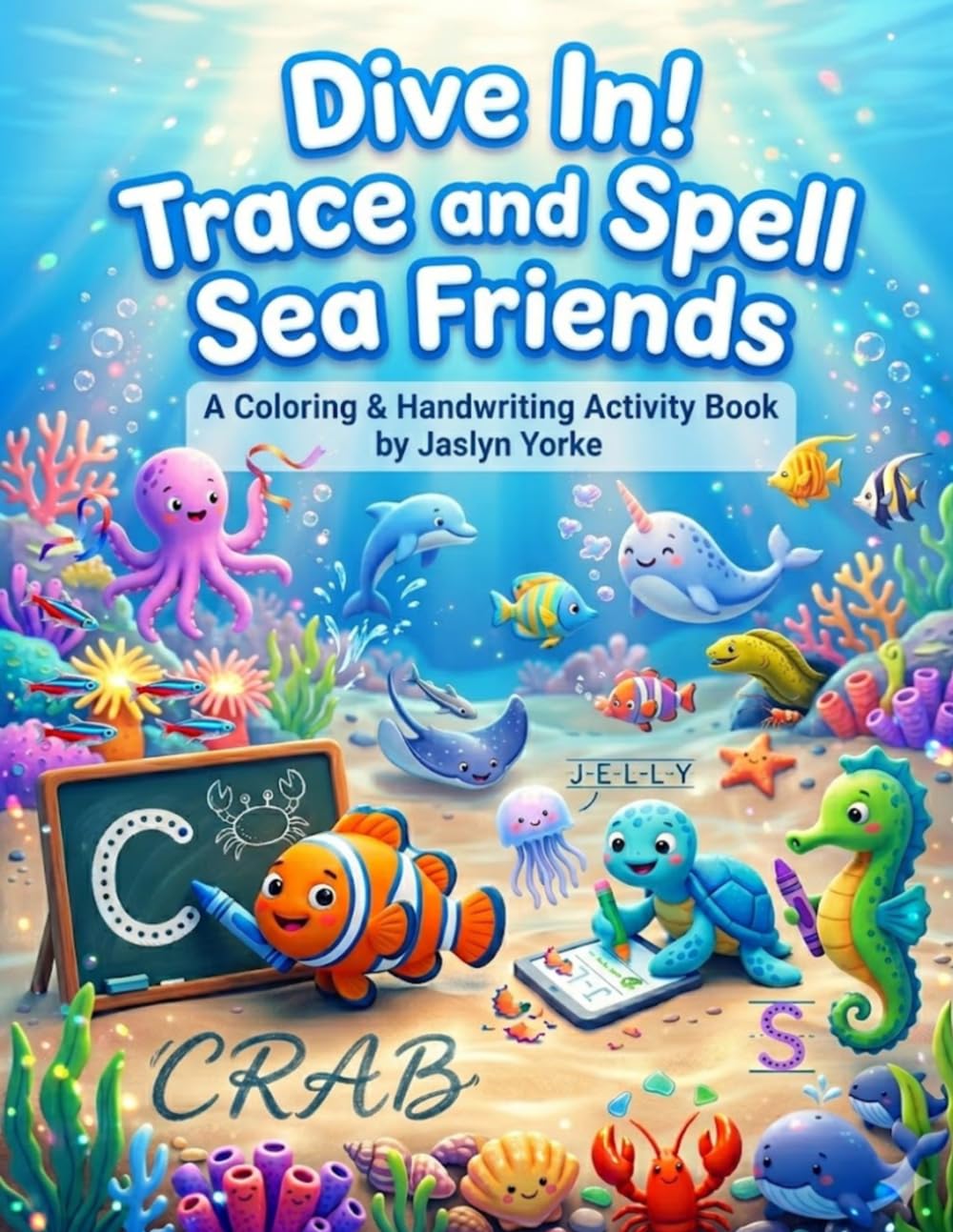 Dive In! Trace and Spell Sea Friends