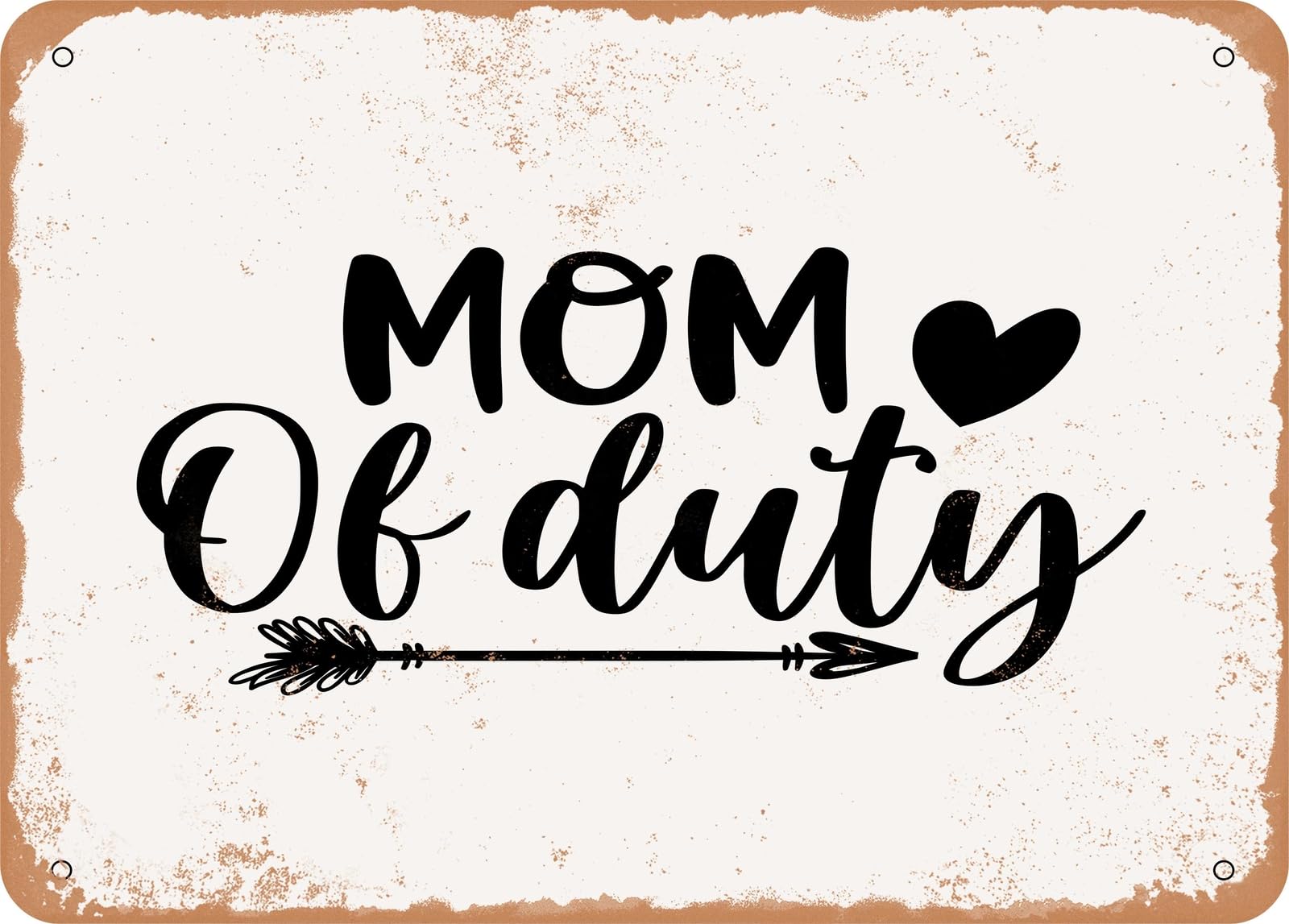 Metal Sign - Mom of Duty - Vintage Look Sign home decor