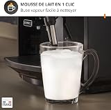 Krups Essential Coffee Machine Bean Grinder Espresso Coffee Maker LCD Display Automatic Cleaning Black Cappuccino Steam Nozzle YY8135FD - 7