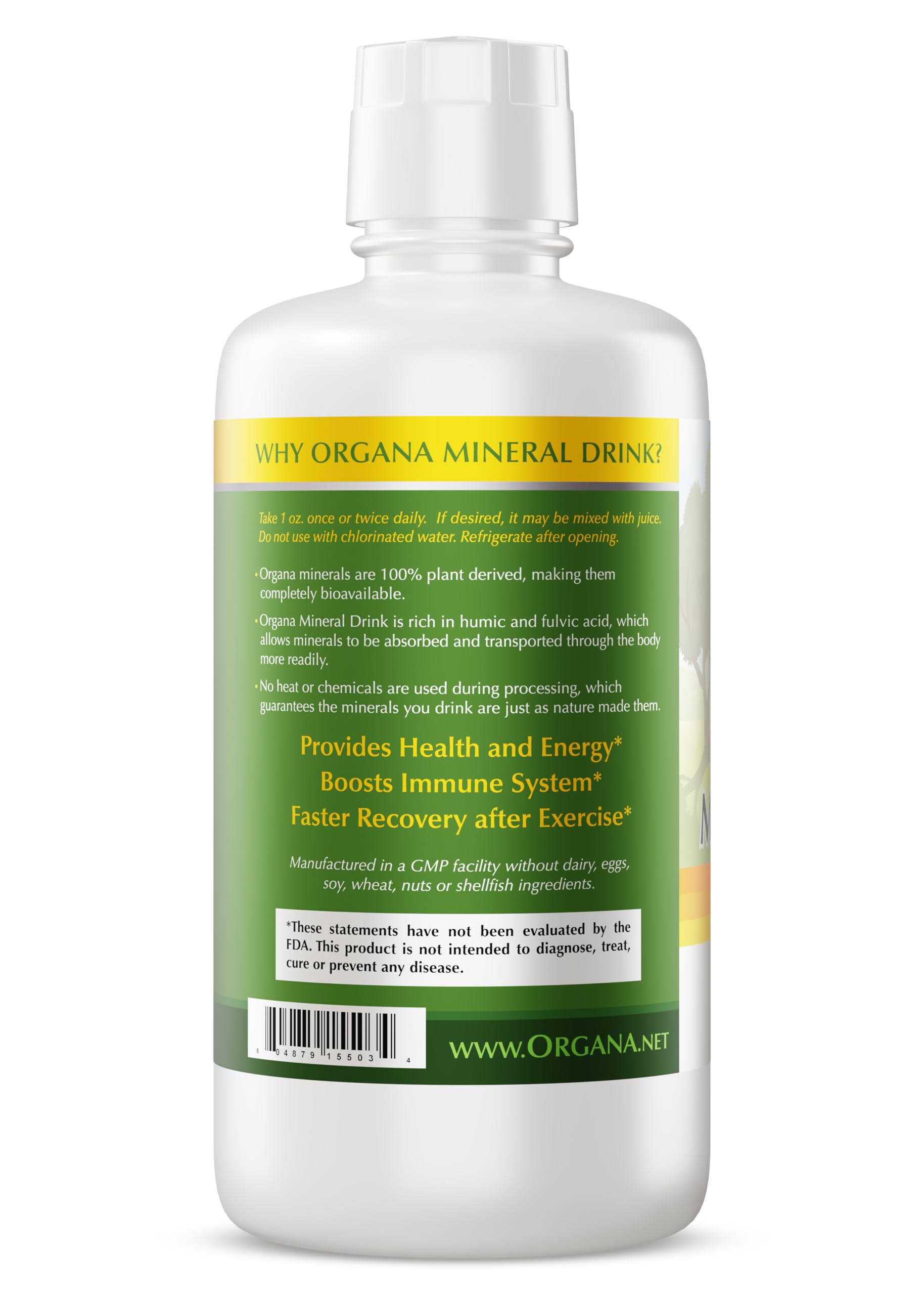 Organa Trace Minerals - Liquid Colloidal Minerals Supplements - Plant Derived for Maximum Absorption - Colloidal Minerals Liquid for Wellness - 32 Ounces — Amazon image 4