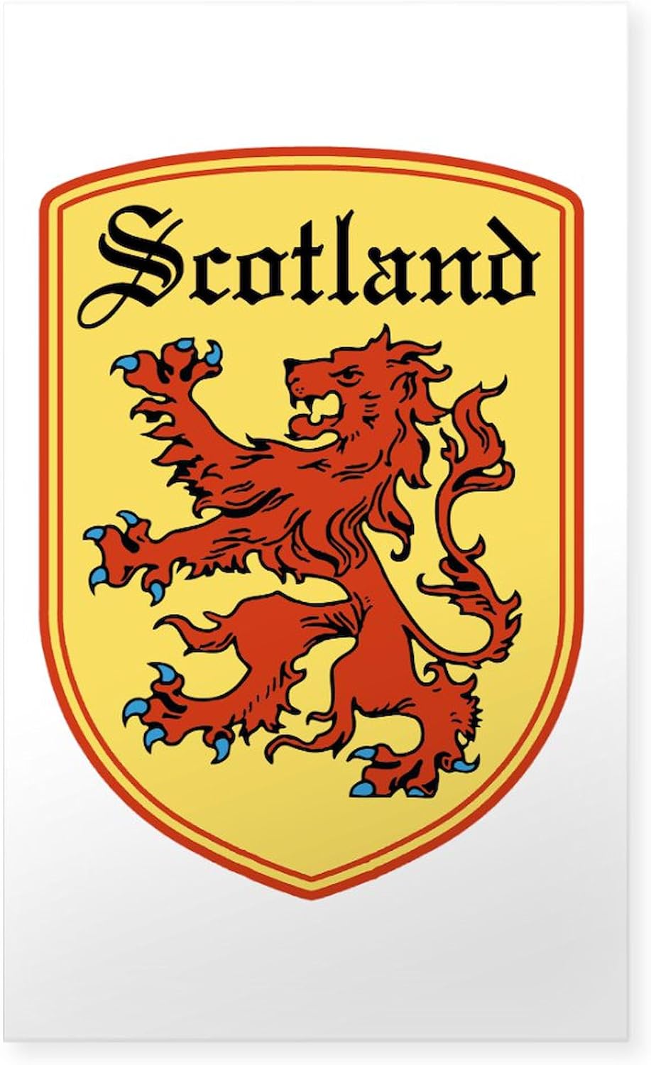 CafePress Scotland Rectangle Sticker Rectangle Bumper Sticker Car Decal