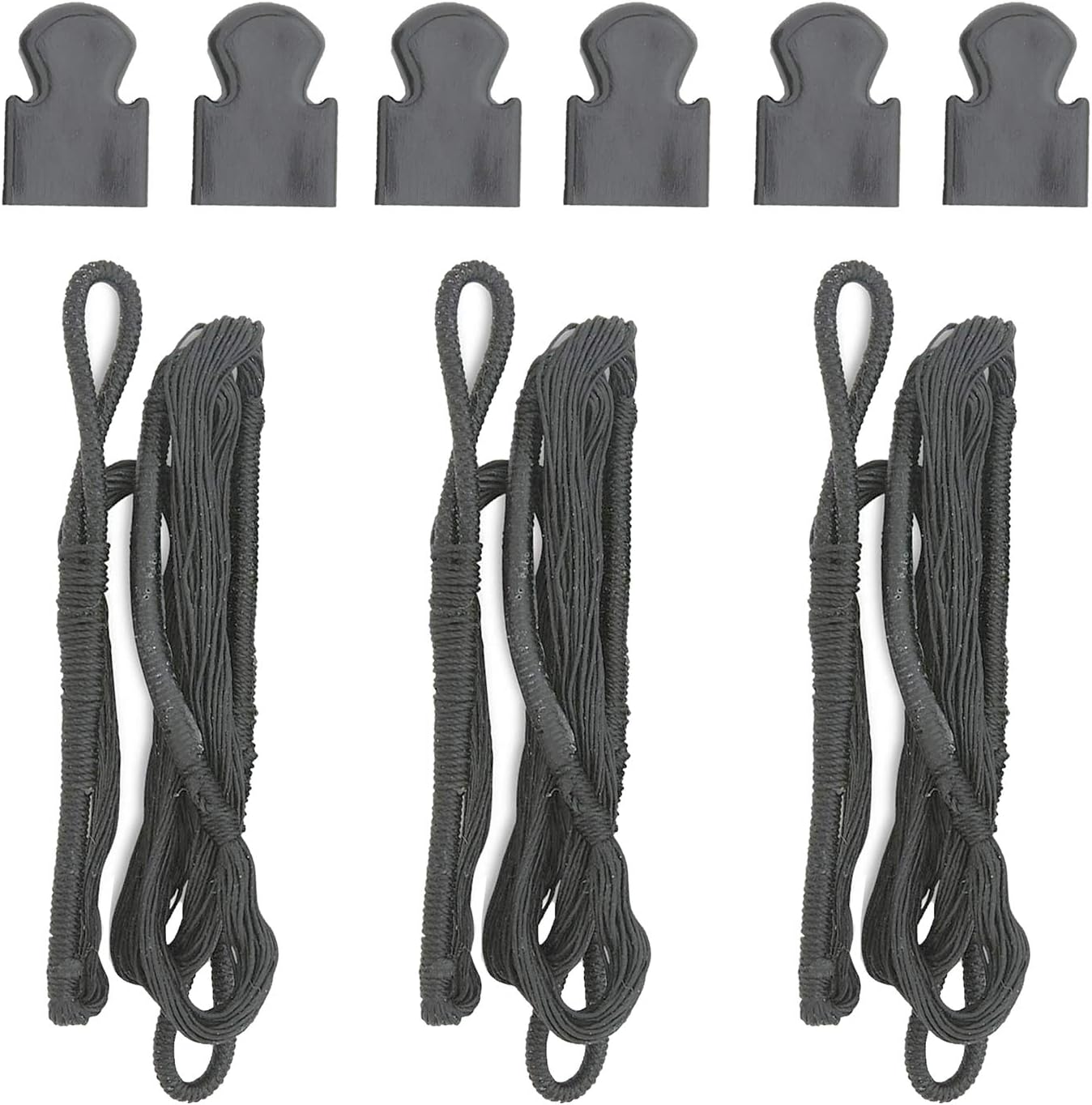 Crossbow Pistol String Replacement and Caps, Spare Set for Your Crossbow Strings