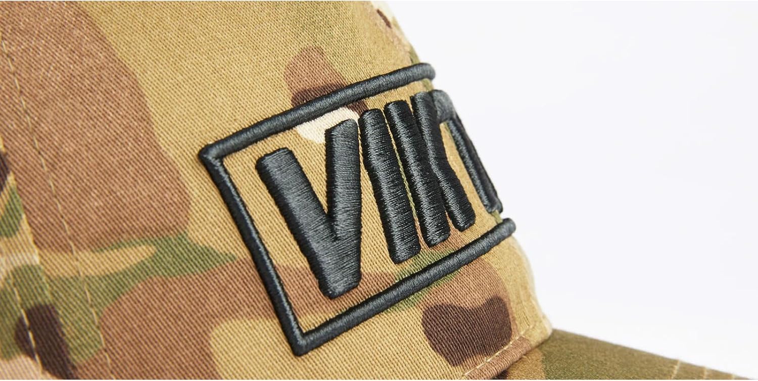 VIKTOS Men's Tiltup Tactical Hat - Adjustable Casual Pre-Curved Mid-Profile Baseball Cap with 3D Embroidered Logo - Image 3