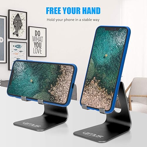 Miniatura 2 de Urmust Soporte ajustable para teléfono celular para soporte de escritorio, base, soporte compatible con iPhone 14 13 12 11 Pro Max Xs XR 8 X 7 6 6S