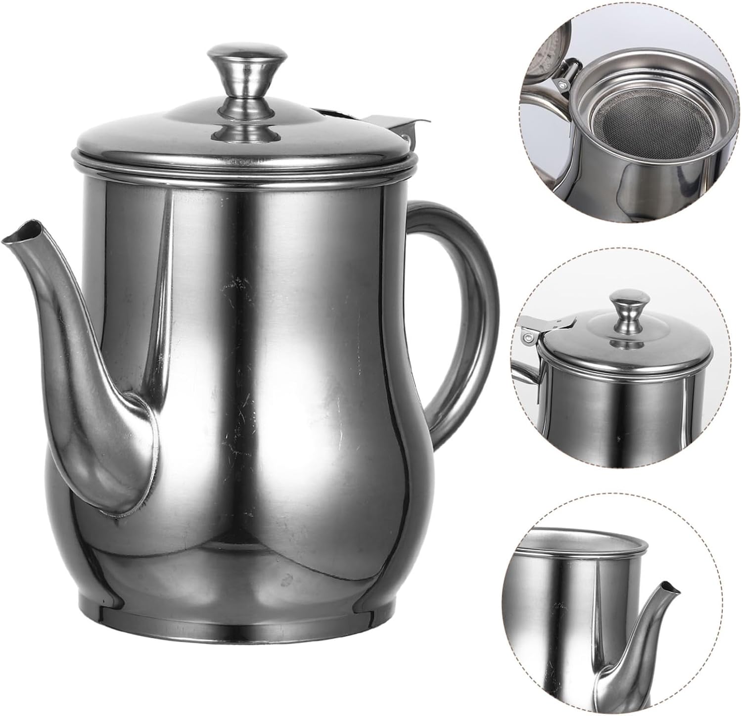 Dispenser per salsa di soia in ceramica in stile giapponese, dispenser per aceto liquido per condimenti, bottiglia per versare olio d'oliva/salsa di soia/aceto per cucina (salsa di pesce