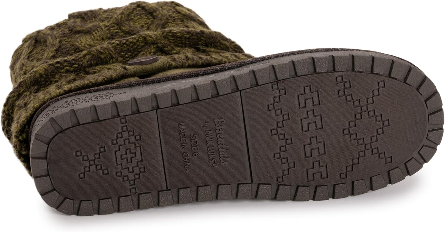 MUK LUKS Women's Laurel Boot, Green, 9 - Image 6