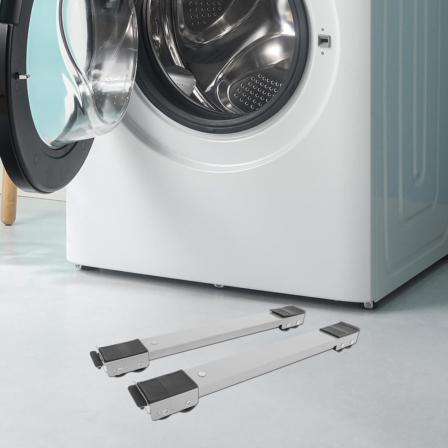 1 Pair Adjustable Appliance Dolly for Refrigerator and Dryer Mobility