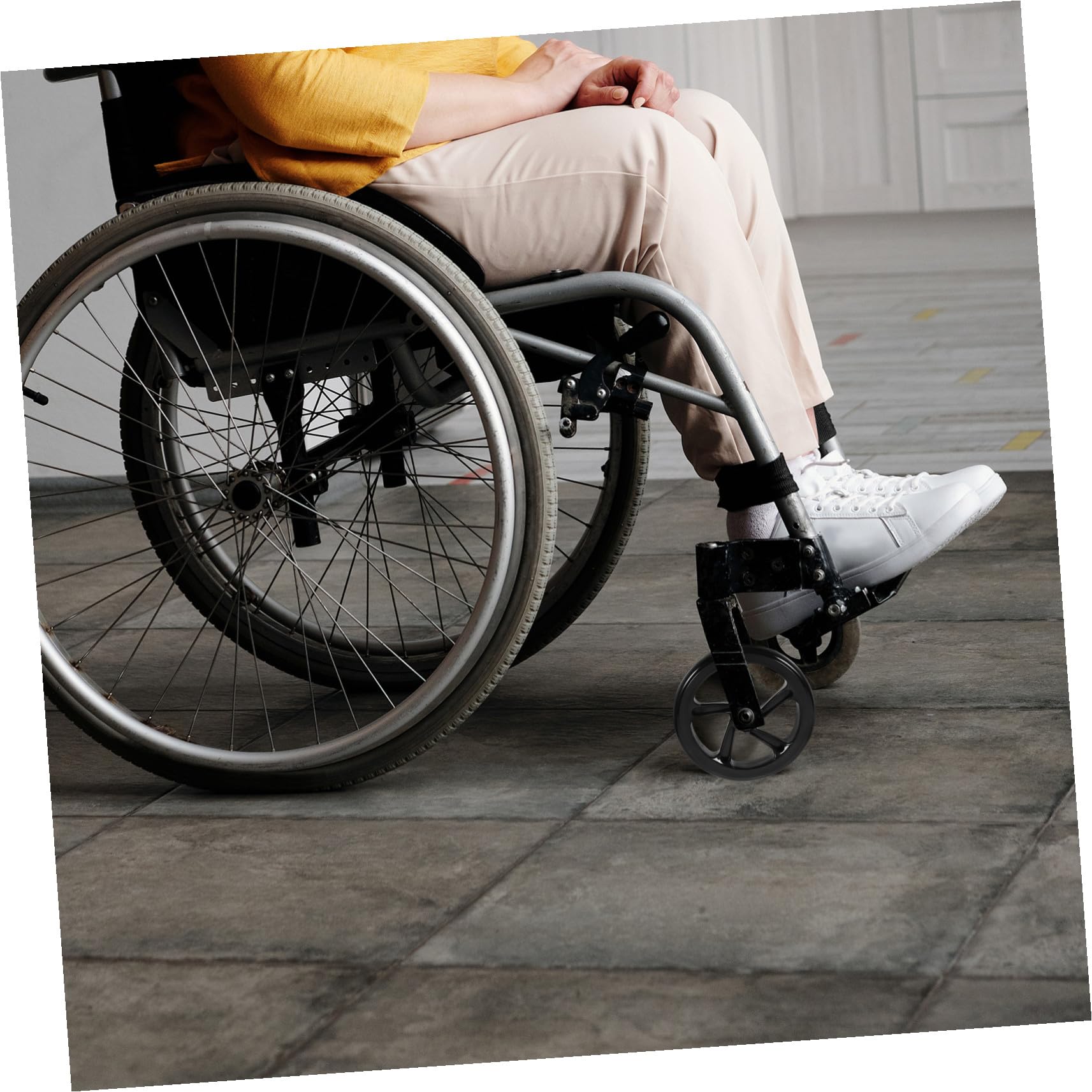 COLLBATH 2 Pièces Roues de Scooter PU Résistantes à l'usure Lot de Roues Flexibles pour Trottinette Fauteuil à et Skate Installation Facile