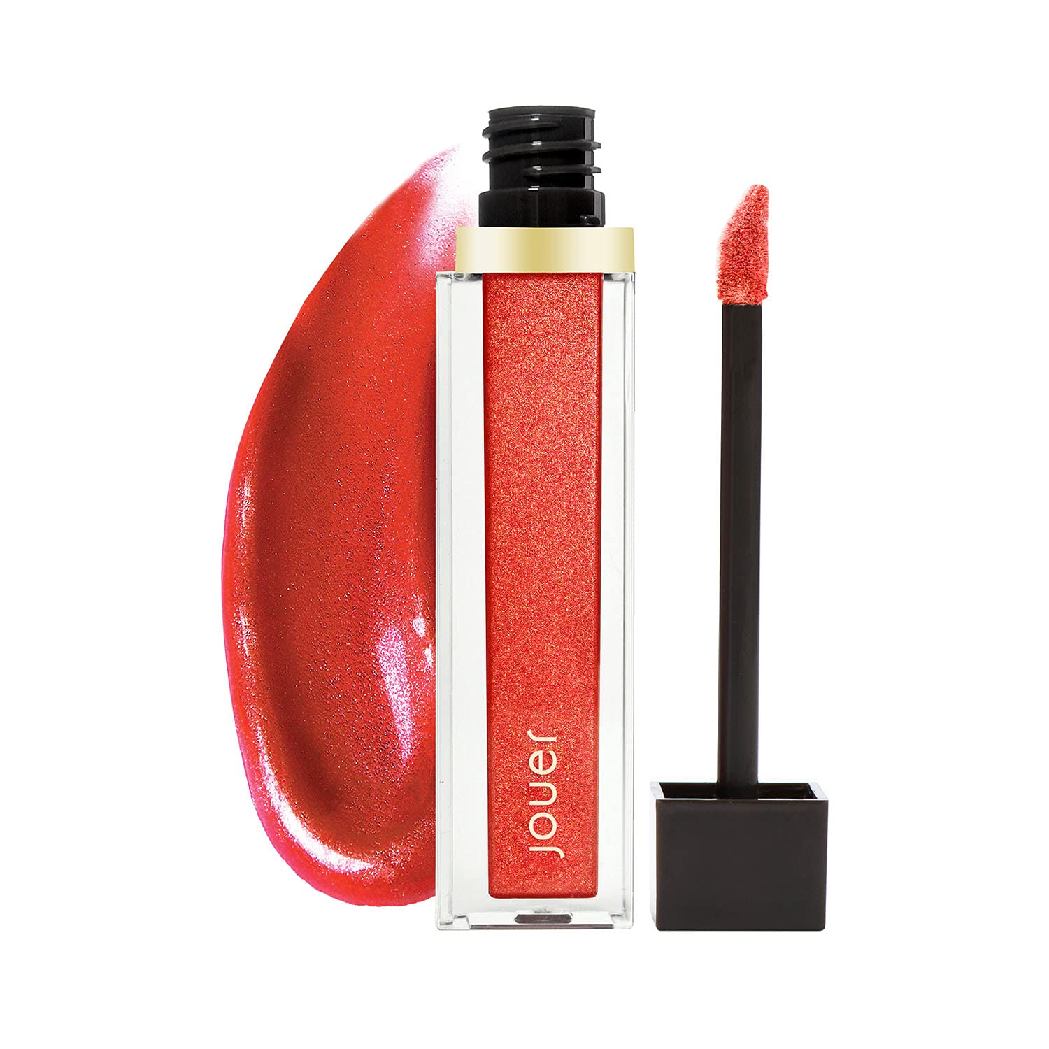 Jouer High Pigment Pearl Lip Gloss | Men & Women | High-Gloss Shine & Lacquer Finish | Non-Sticky | Healthy Ingredients | Paraben, Gluten & Cruelty Free | Vegan Friendly