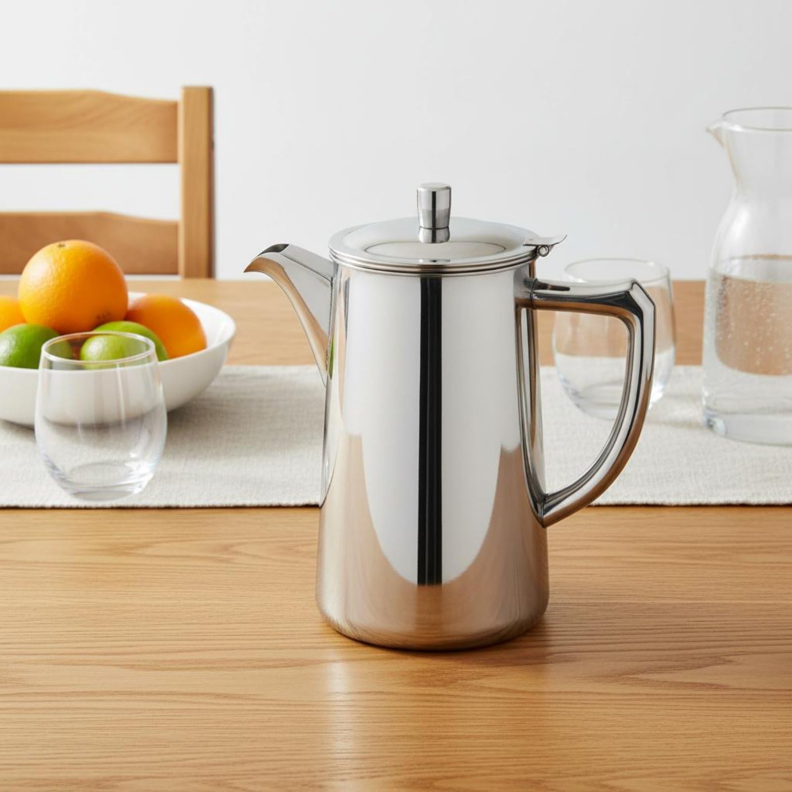 Jarra para Agua O Jugo Acero Inoxidable con Cuerpo y Portátil para Servir Bebidas Frías en Reuniones Amigos O Comidas Diarias Acuado para Restaurante O Cocina, style to 1
