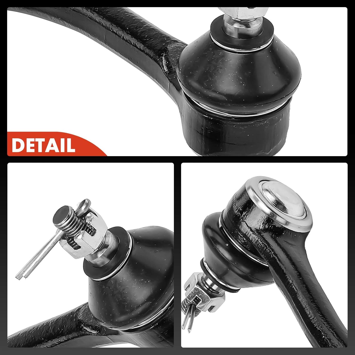 A-Premium 2 x Front Outer Tie Rod Ends, Compatible with Hyundai Accent 2012-2017 & Kia Rio 2012-2017
