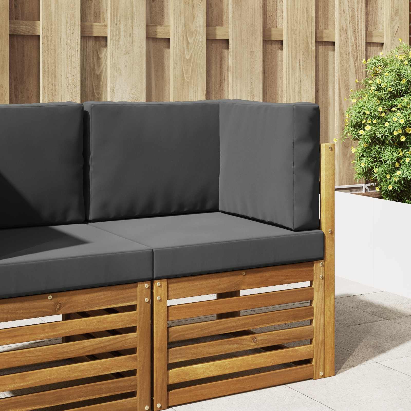 Coussin de canapé extérieur 60x60 pour assise de jardin balcon et terrasse