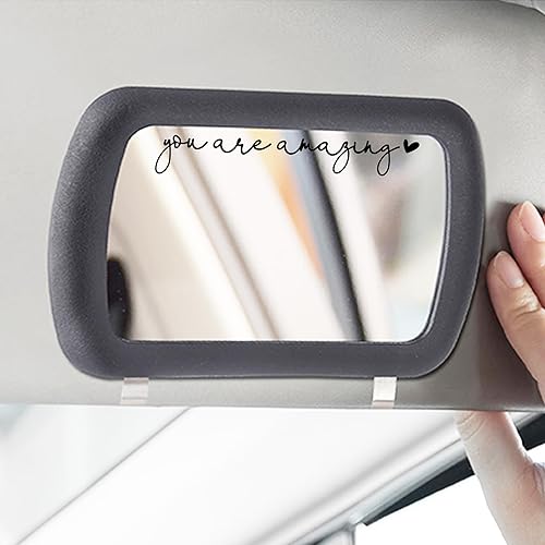 Vista 78 de 3 calcomanías con texto “Hello Beautiful” para espejo retrovisor, decoración de vinilo, accesorios para regalar para el auto, decoración para mujer