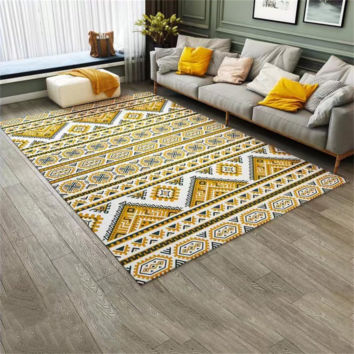 Riscaldatore a Pavimento radiante a infrarossi, Tappeto riscaldato Elettrico al grafene per Grandi superfici, Moquette riscaldata, tappetini riscaldati, riscaldatore per Interni,A,80 * 160cm