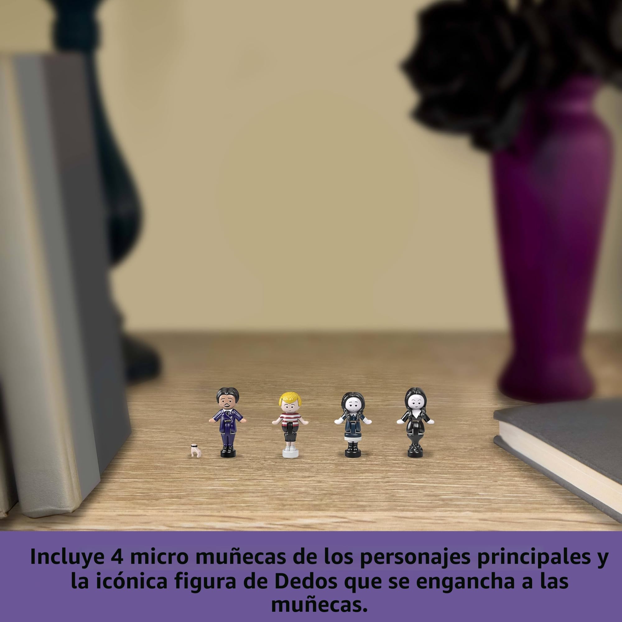 Amazon.com: Polly Pocket Juego de coleccionista, The Addams Family