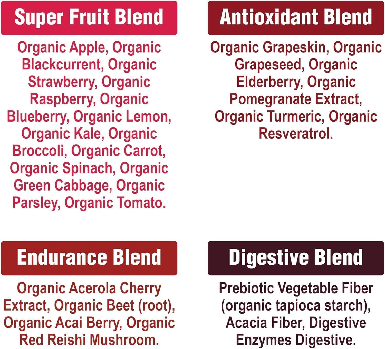 Peak Performance Organic Reds Superfood Powder, Best Tasting Red Juice — Amazon image 8