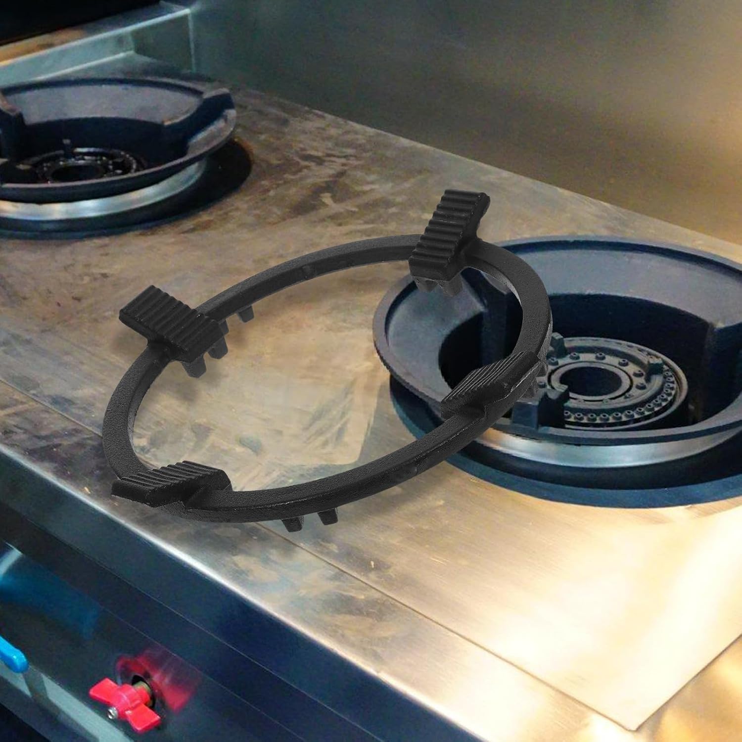 Gas Stove Pan Stand Holder Iron Wok Ring Non Slip Grate