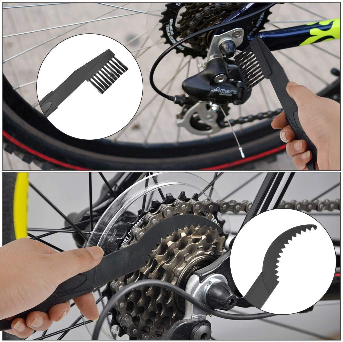 Nettoyeur De Chaîne Vélo – Appareil à Brosses Avec Récipient | Entretien Chaîne Facile Et Complet