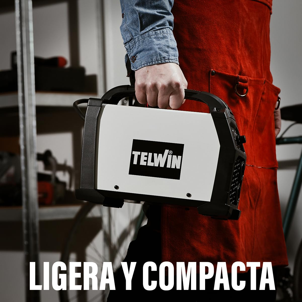 Telwin T-Arc 184 Soldadora Inverter 170A MMA de Electrodo – Máquina de Solda Portátil con Accesorios Incluidos, Compacta y Fácil de Usar para Trabajos de Mantenimiento y Proyectos de Bricolaje, 230V