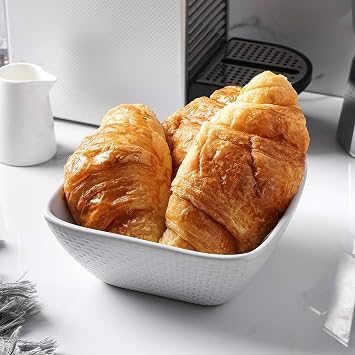 Stone Lain 16 Piece Stoneware Square Weave Dinnerware Set, Service for 4, White