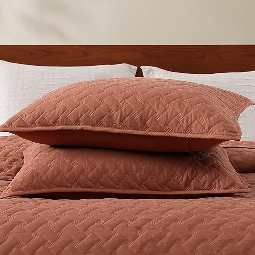 Miniatura 44 de WRENSONGE - Juego de edredón blanco tamaño queen de 3 piezas, colcha ligera para todas las estaciones del verano, juego de ropa de cama suave con 2