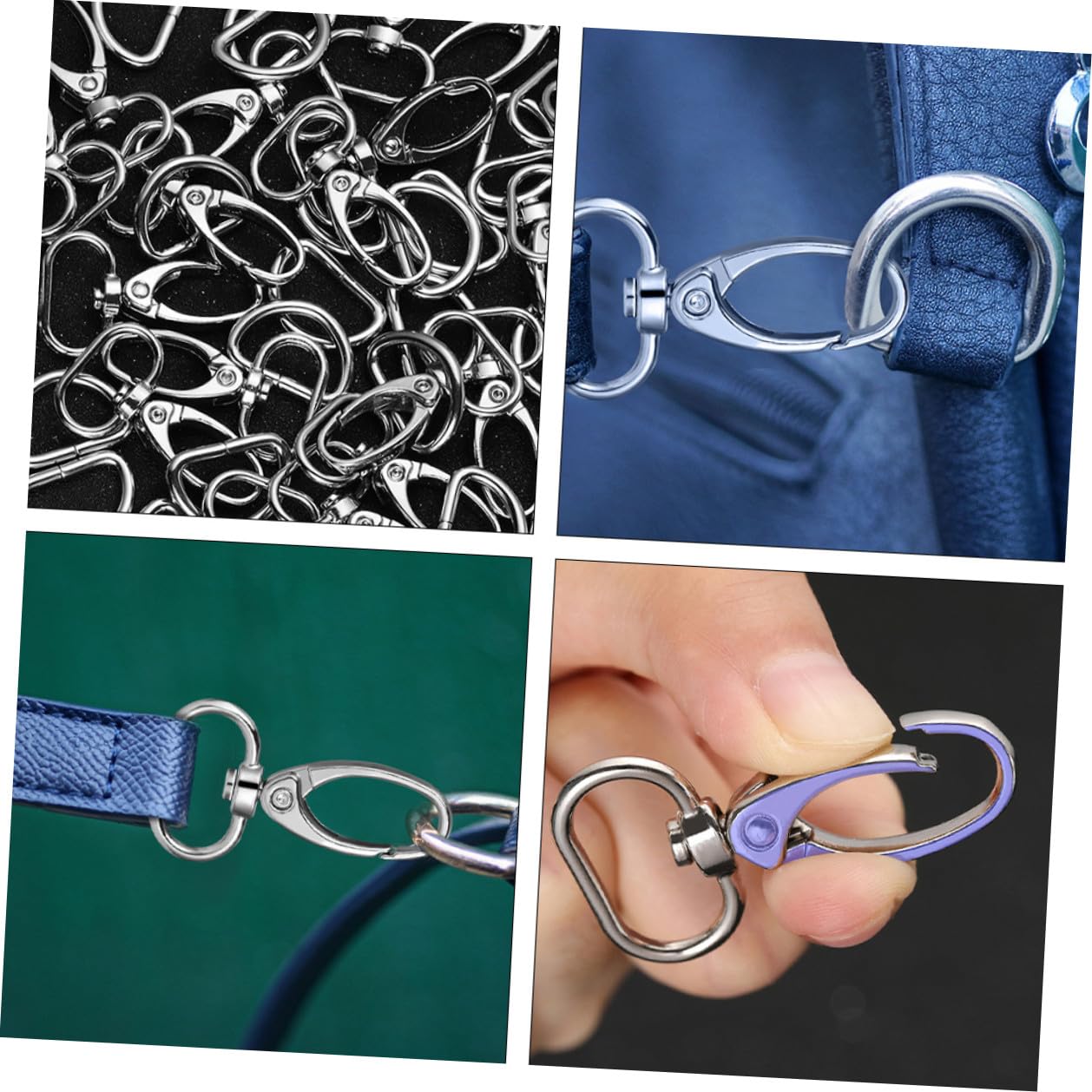 Housoutil 3 Pezzi Accessori Hardware Fibbie Per Braccialetti Fermagli Ganci Accessori Per Gioielli Perline Fermagli A Moschettone Fermagli Per Braccialetti Connettori