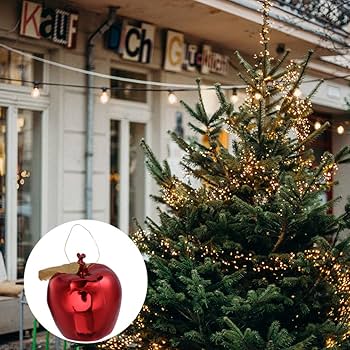 Amazon.co.jp: FOMIYES 48ピース クリスマスりんごオーナメント