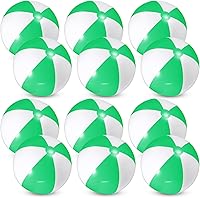 Vista 8 de 12 bolas inflables de PVC de 16 pulgadas, bolas inflables de piscina para piscina, verano, temática hawaiana tropical, recuerdos de fiesta