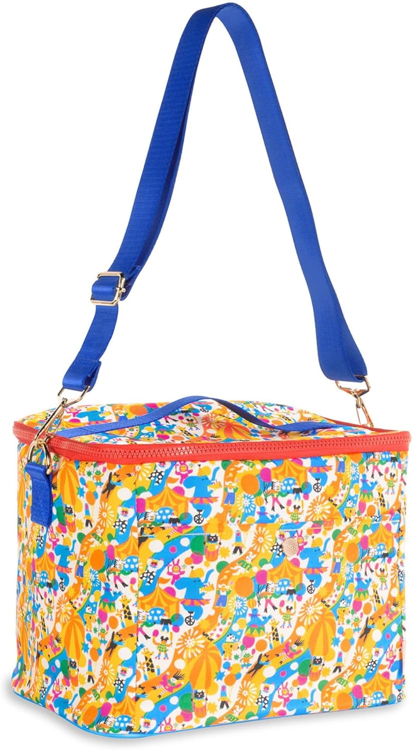 ban.do Super Chill Cooler Bag, Insulated Bag with Shoulder Straps, Zipper & Pocket, Soft Sided Cooler for Picnics or Beach Days, Fairgrounds - Image 2