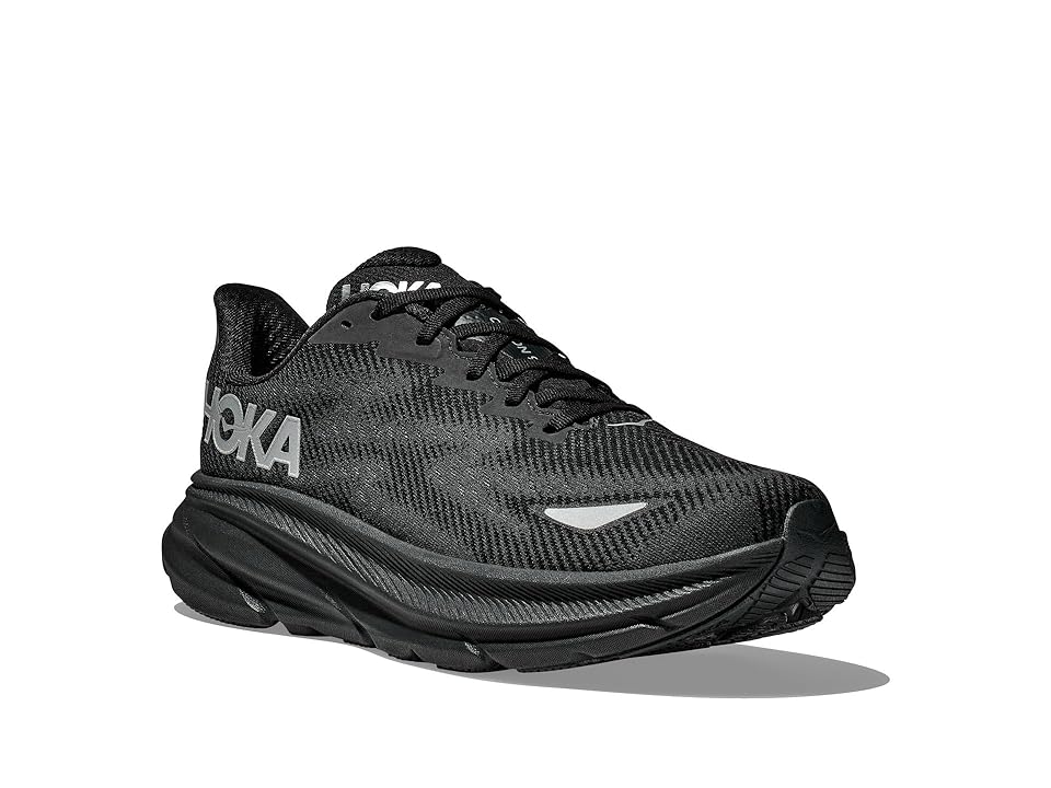 Hoka Clifton 9 GTX(r) Men's Running Shoes Black/Black 1 : 7.5 D - Medium, Synthetic/Textile
