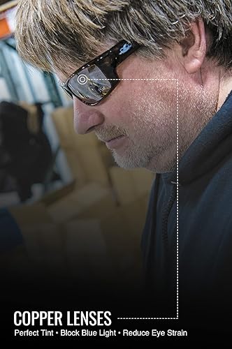 Miniatura 4 de Bullhead Safety Eyewear BH2121AF - lentes de sol antiempañamiento, TPR para la nariz, extremos de TPR, Paquete de 1