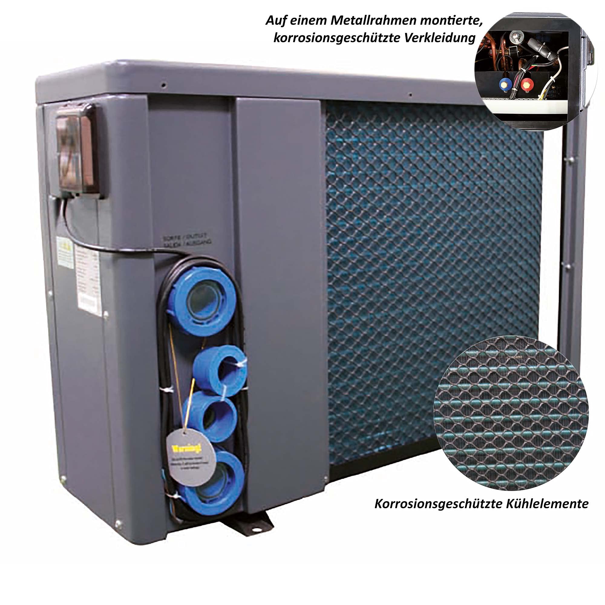 Aqualux Pool Wärmepumpe Vitalia Comfort Vesuvio Inverter, Verschiedene Leistungen 10 kW