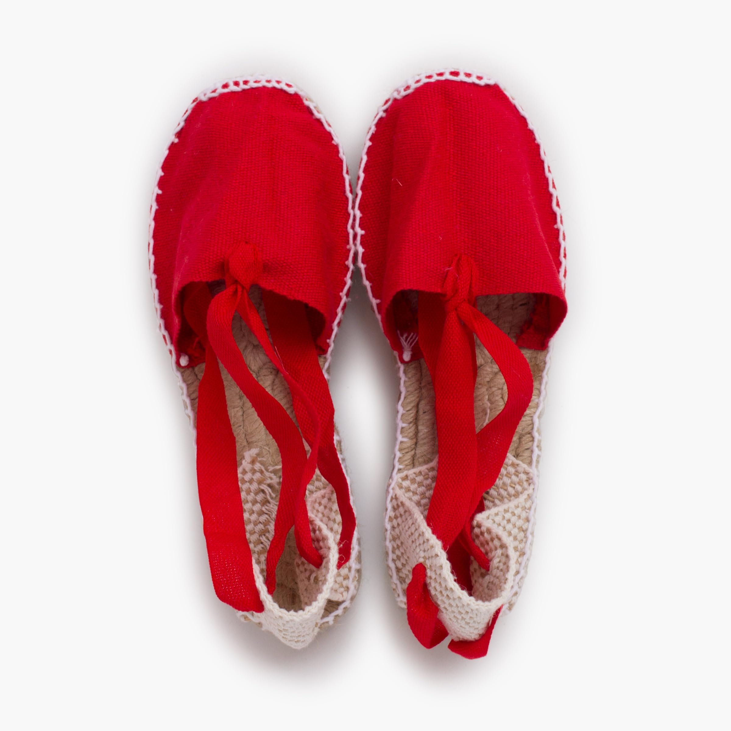Pisamonas Espadrillas con Lacci per Bambine Tinta Unita