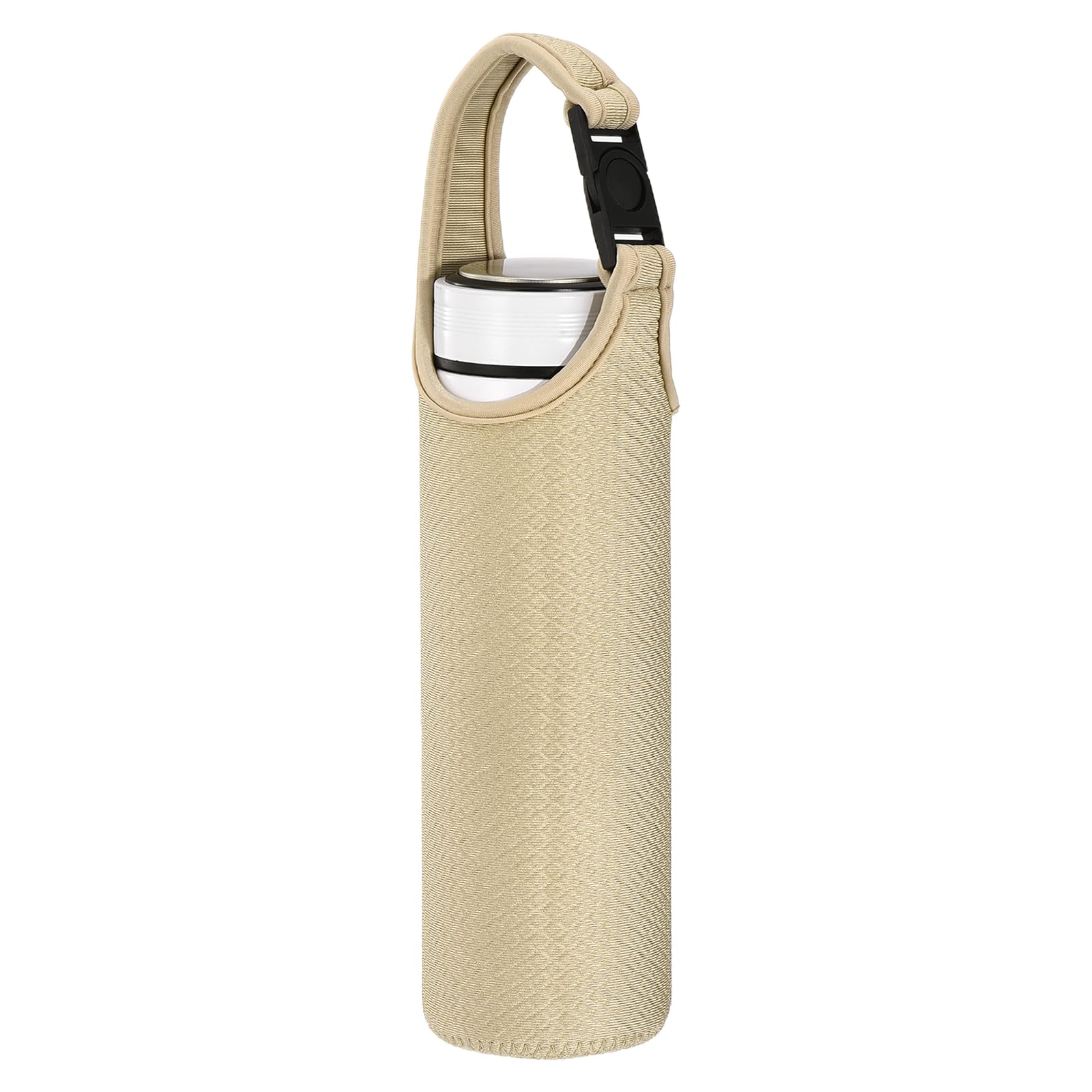YELARXI Tumbler Carrier Holder, Insulated Water Bottle Sleeve Carrier Bag for 18.6oz Tumbler with Carrying Handle, Suit 2.5-3" Bottle & Khaki - Fitting For(Hiking/Camping/Sport/Gym) โ image 1