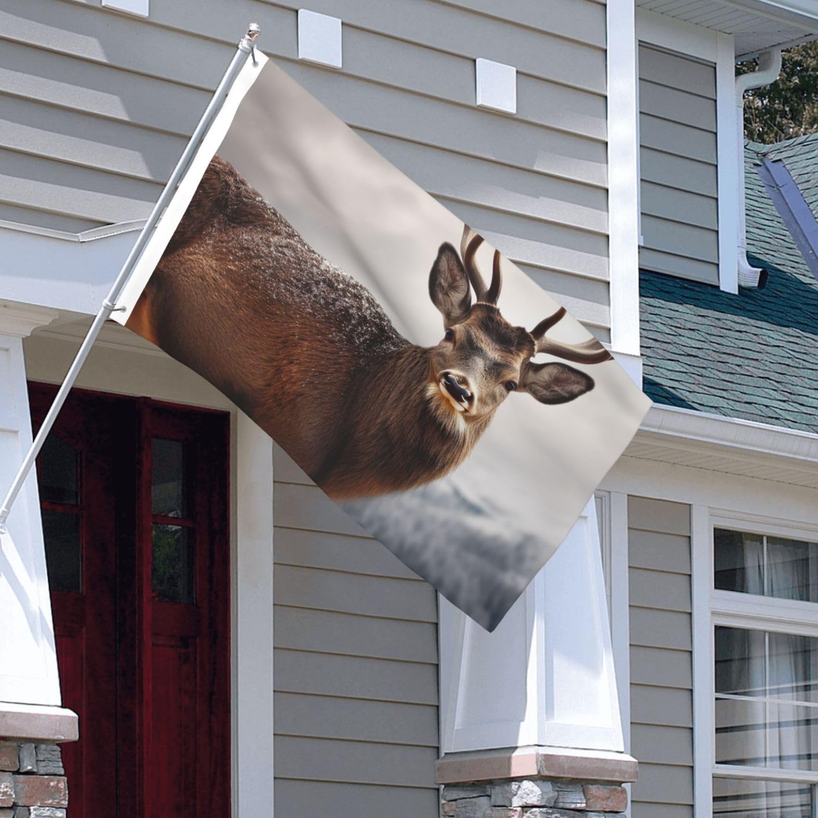 Flagge 90 X 152 Cm Mit Drachen-Motiv – Doppelseitig, Wetterfest & Mit Metallösen Für Garten, Terrasse Oder Haus